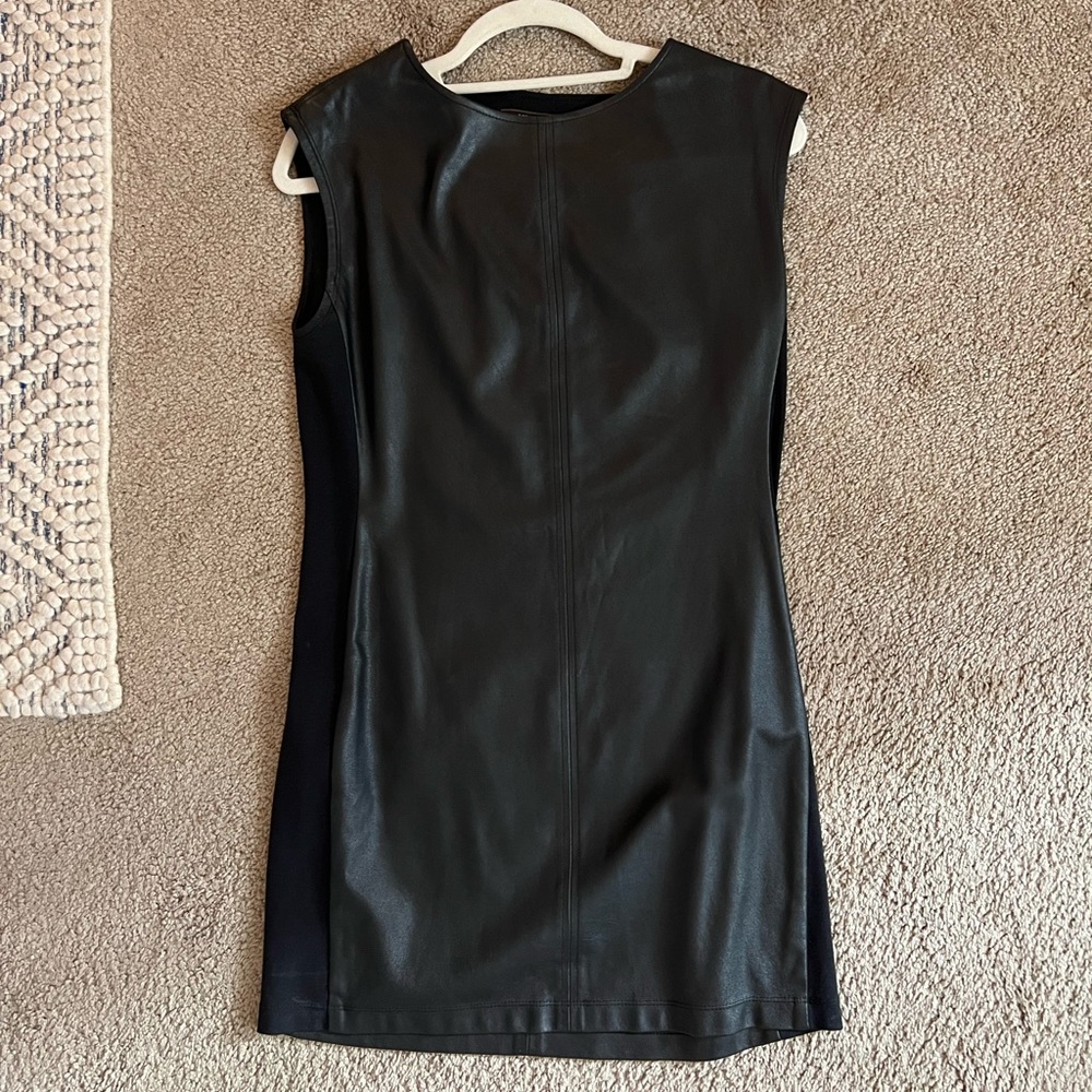 BCBG leather dress